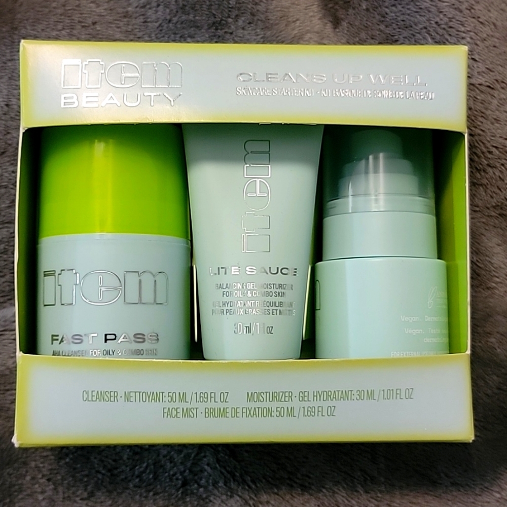 3 pack of new skincare